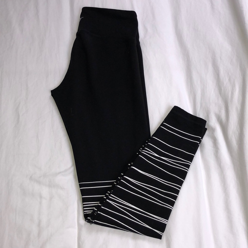 Striped Active Leggings